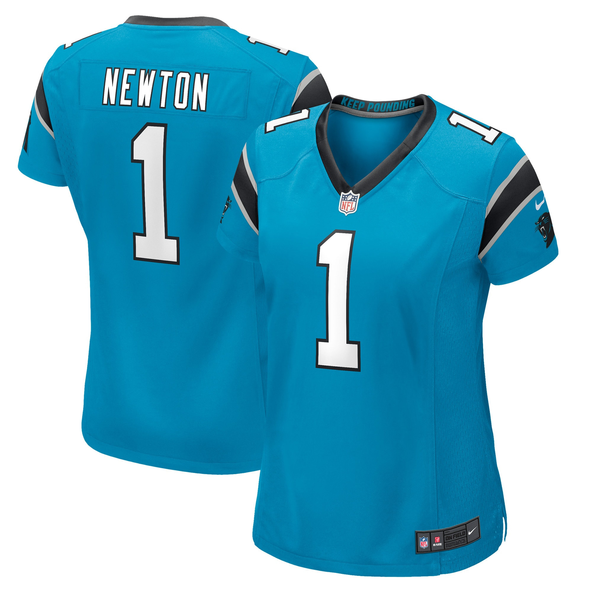 Cam Newton Carolina Panthers Womens Alternate Game Jersey Blue NFL