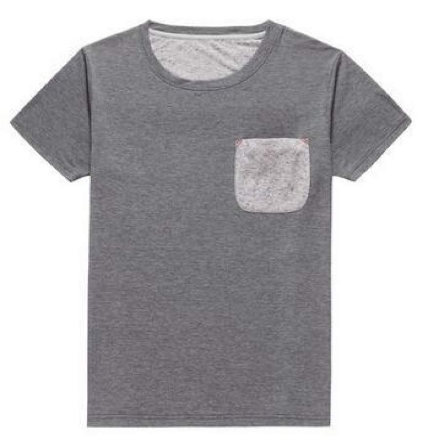 Men Solid Color T-shirts Male Summer Tops short-sleeve T Shirt o-neck T-shirt Gray Green Optional Tops