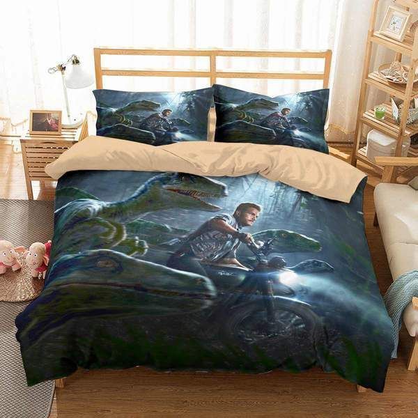 3D Customize Jurassic World Bedding Set Duvet Cover 5