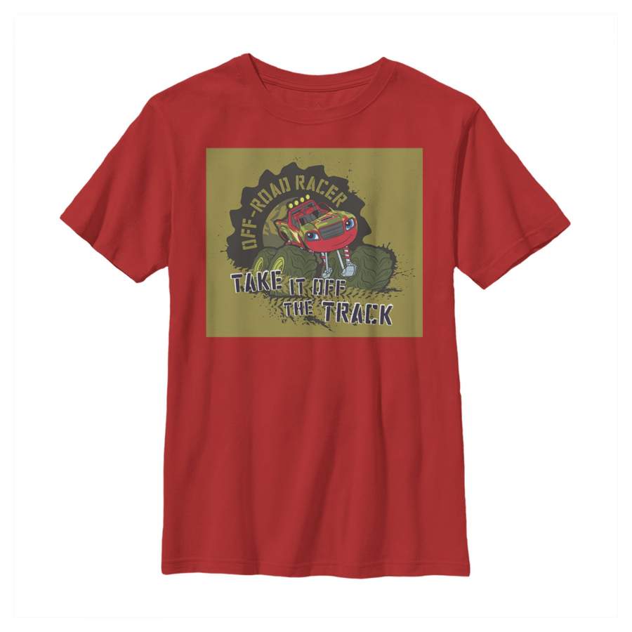 Blaze and the Monster Machines Boy’s Off the Track  T Shirt