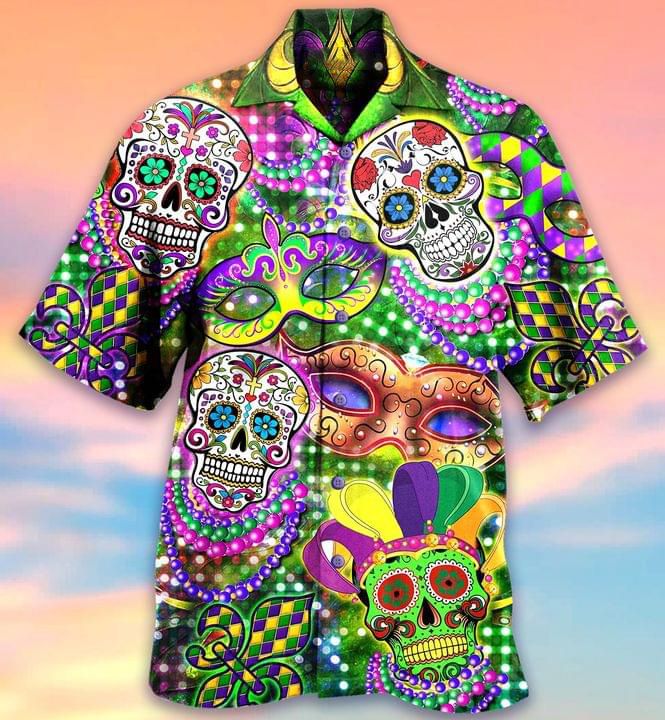 Skull Hippie 1 Print Short Sleeve Hawaii Casual Shirt Ha25022