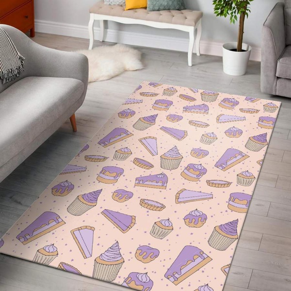 Cake Sweet Pattern Print Area Rug