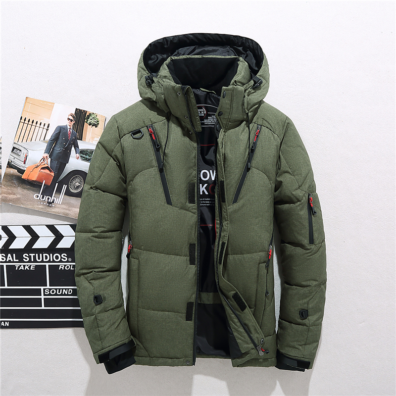 Snow Down Jackets Men Winter Thick Warm Thermal Parka Coats Outdoor Windbreaker Mountain Skiing Snowboard Trekking Hiking Jacket alx