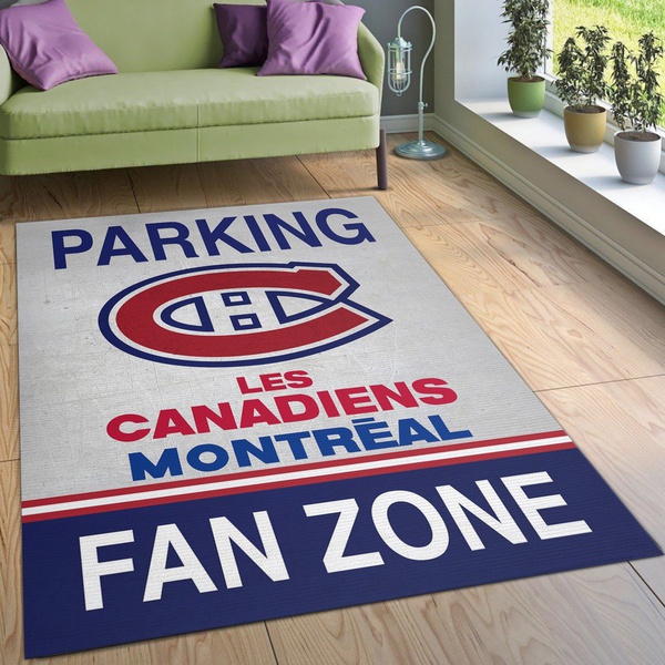 Montreal Canadiens Parking Football Fan Rug Bedroom Rug Christmas Gift US Decor