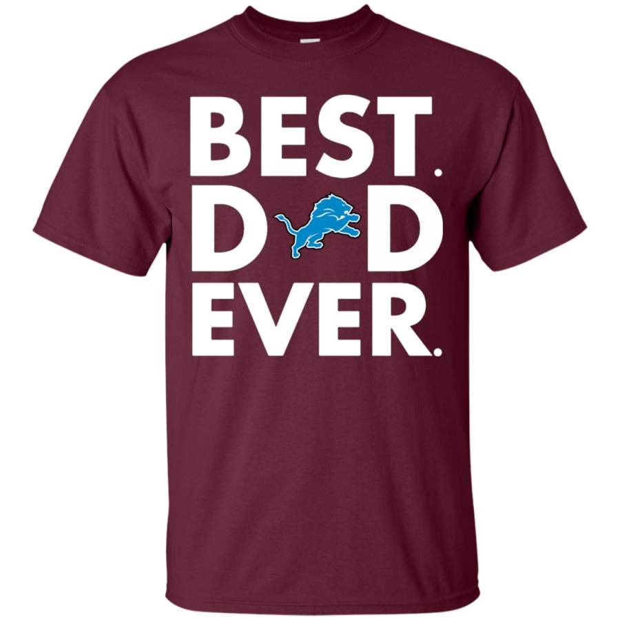 AGR Discover Cool Father’s Day Detroit Lions- Father’s Day Gift Best Dad Ever Shirt