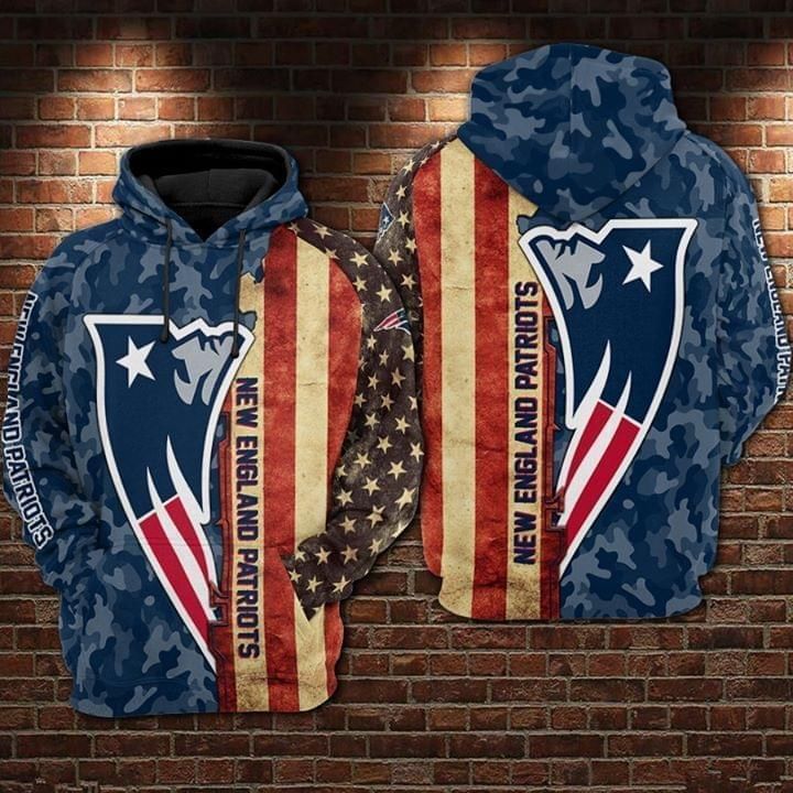 New England Patriots 3D Hoodie 04