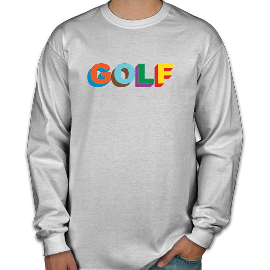 Multi-color 3D Golf Wang Men Long Sleeve Shirt