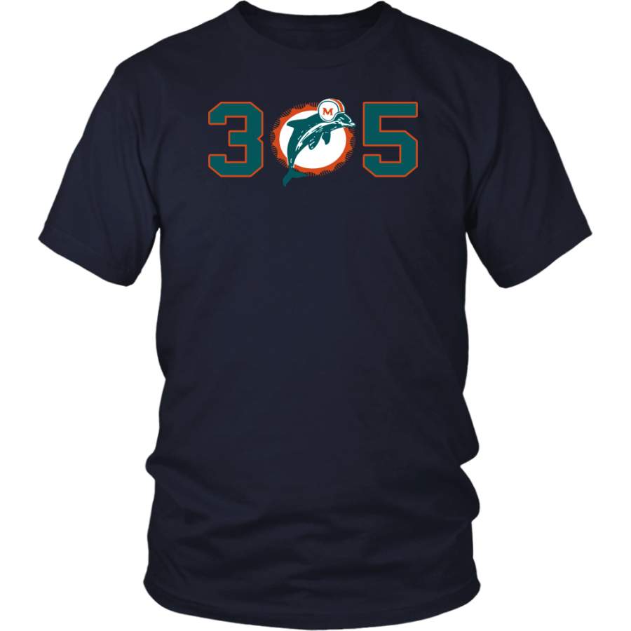 305 T-Shirt Miami Dolphins