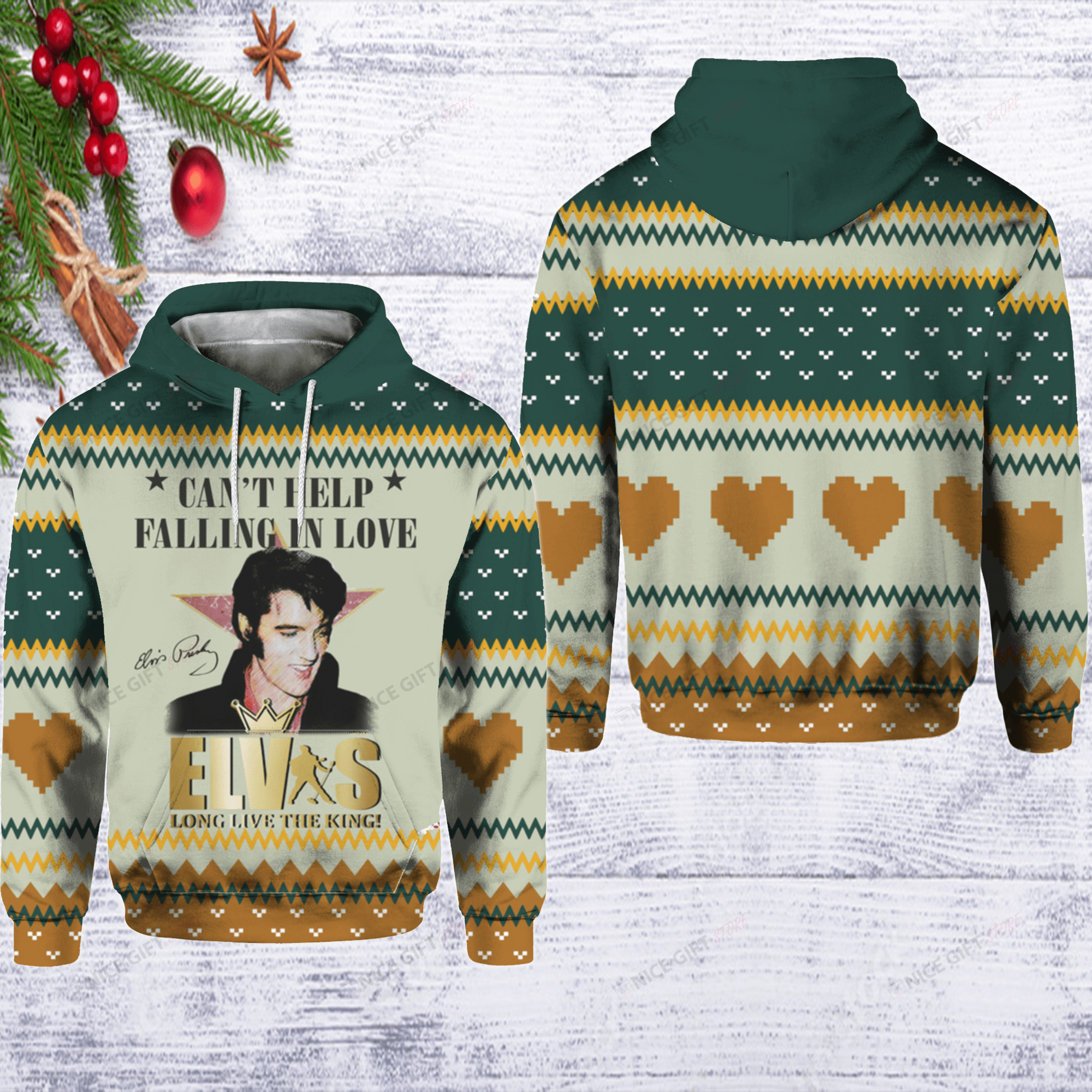 Elvis Presley Can’T Help Falling In Love Hoodie 3D 3Ho-L5P3