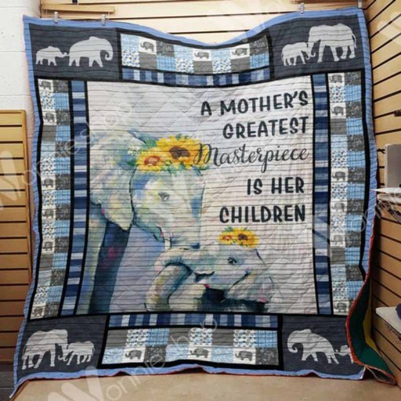 Elephant Mom M2203 82O34 Blanket