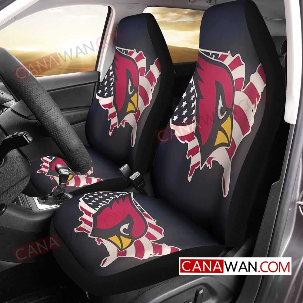 Arizona Cardinals Style166 3D Customized Personalized Car Seat Cover