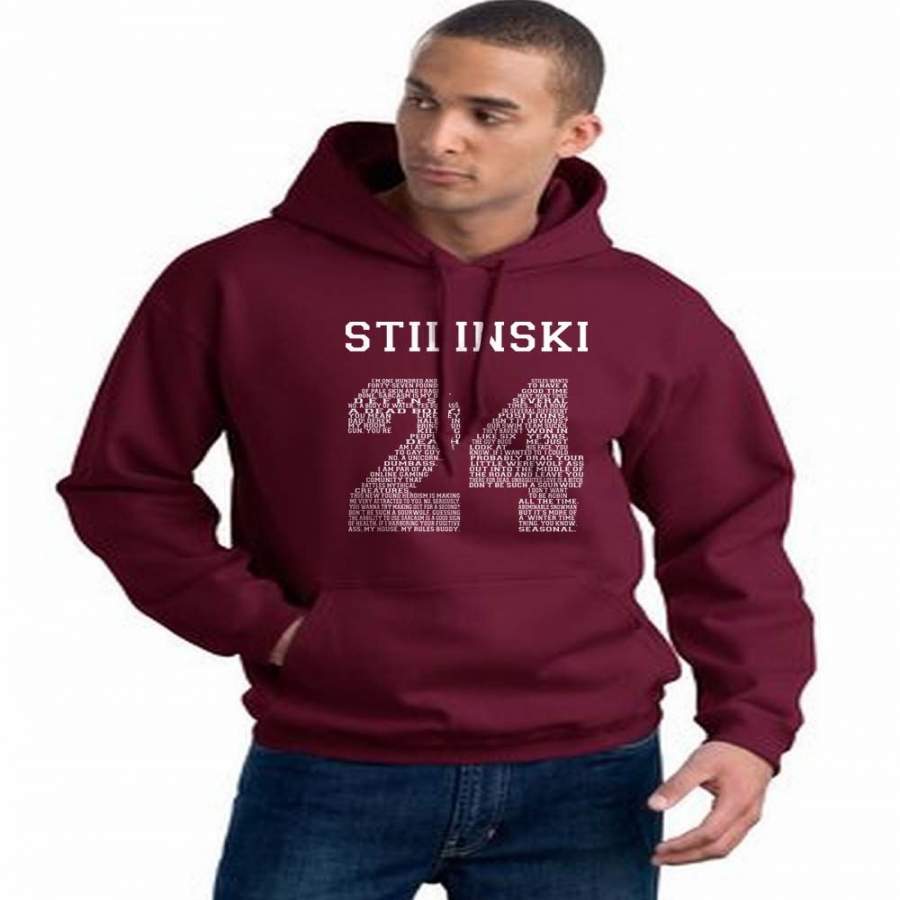 Stilinski 24 Quote on FRONT Beacon hills lacrosse Pullover Hoodie