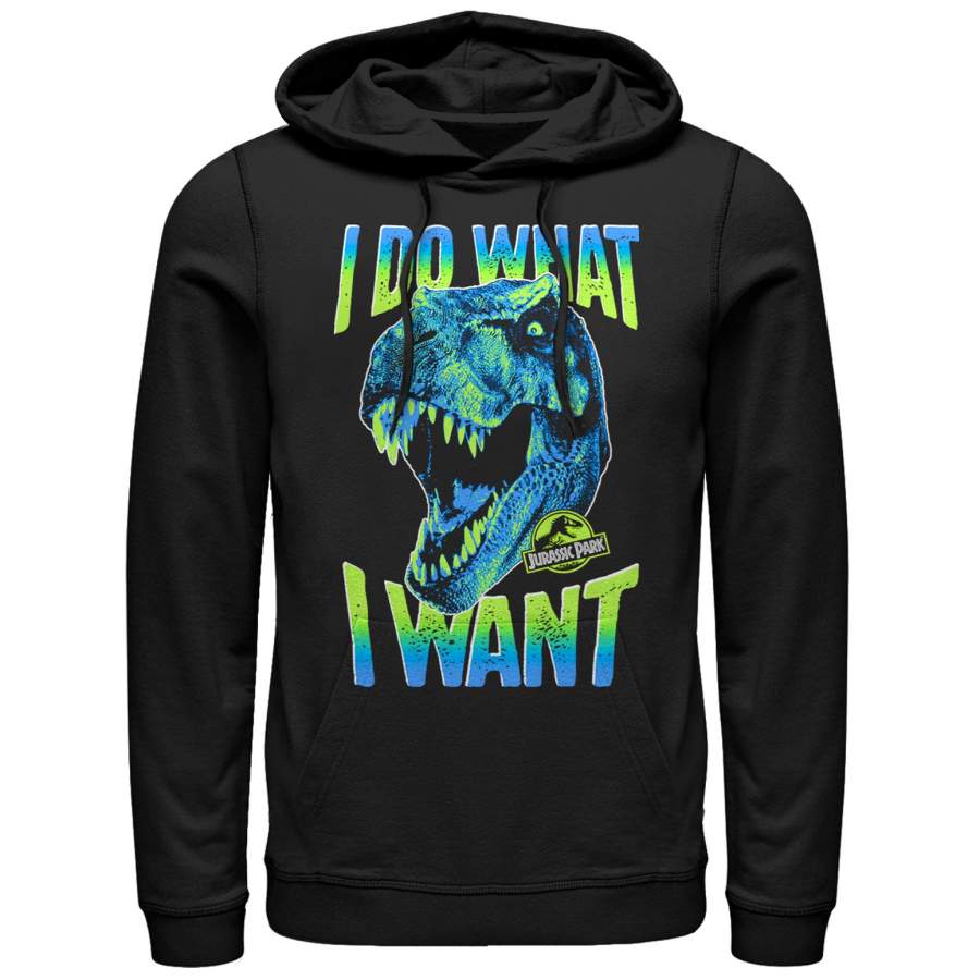 Jurassic Park Men’s T. Rex Do What I Want  Lightweight Hoodie