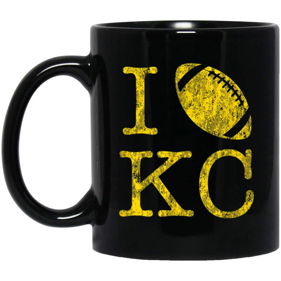 Vintage Sunday Funday Mug I Love Kansas City Football Mug