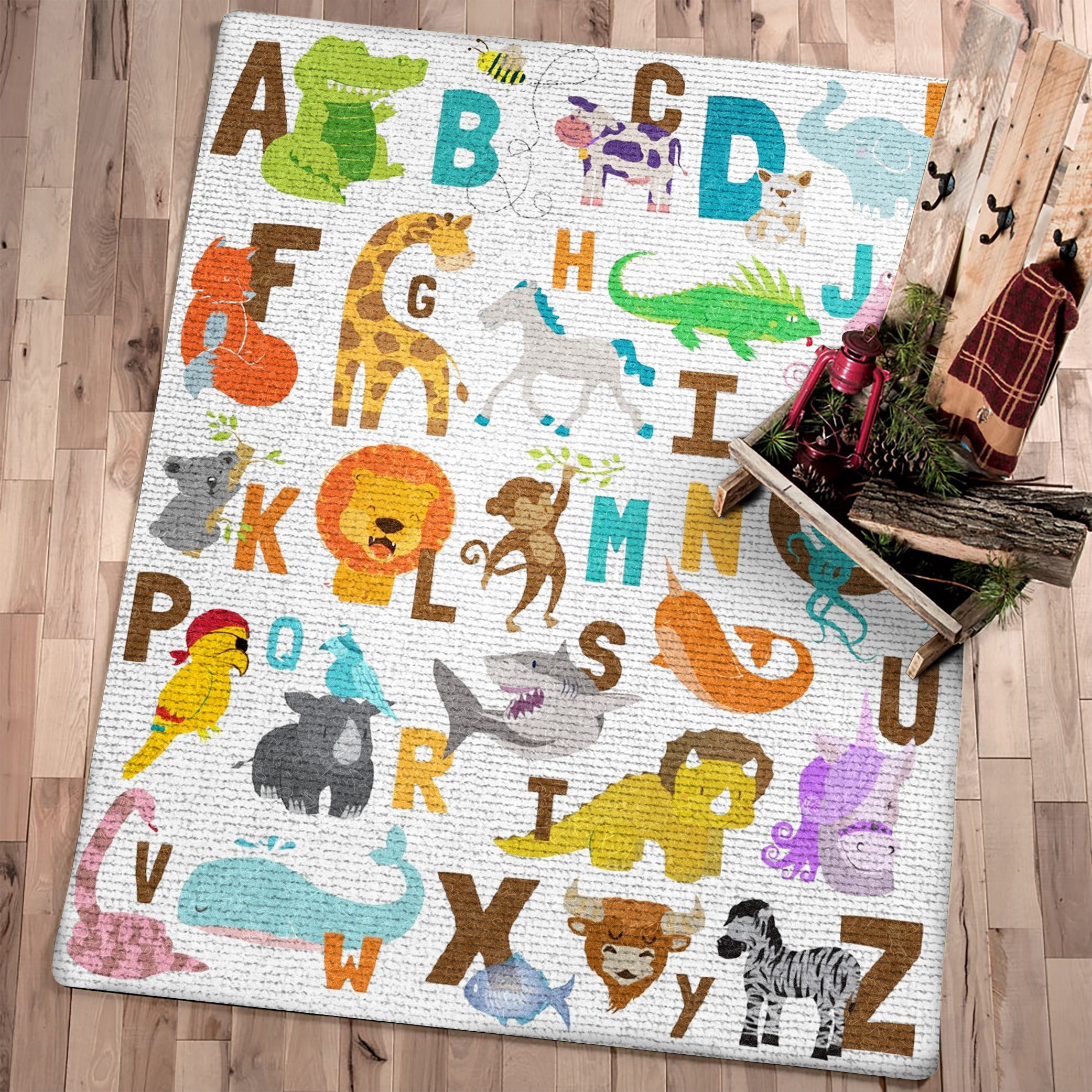 Animal Alphabet Rug HHH250623NH