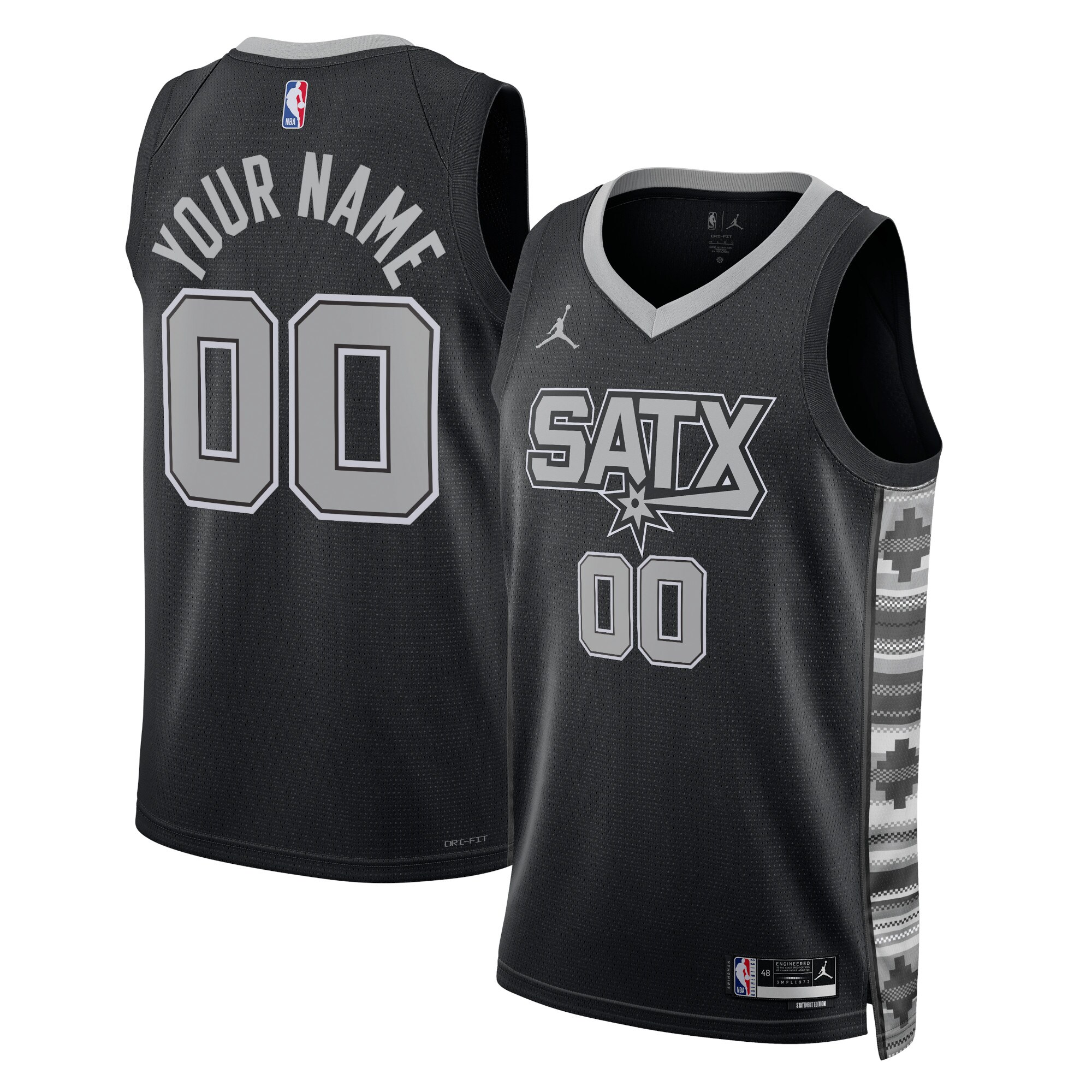 San Antonio Spurs Jordan Statement Swingman Jersey – Custom – Unisex