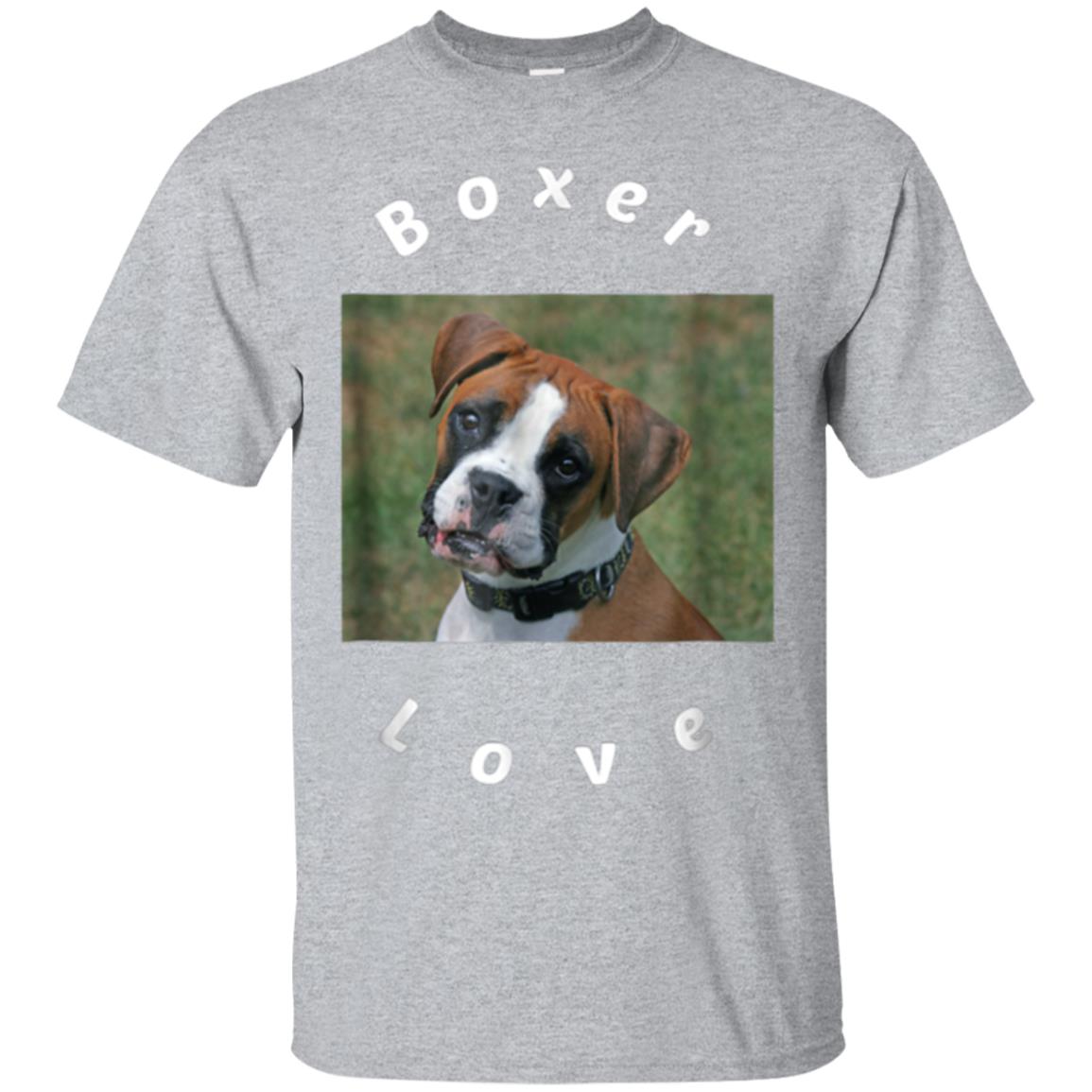 Boxer dog boxer love canine puppy t-shirt