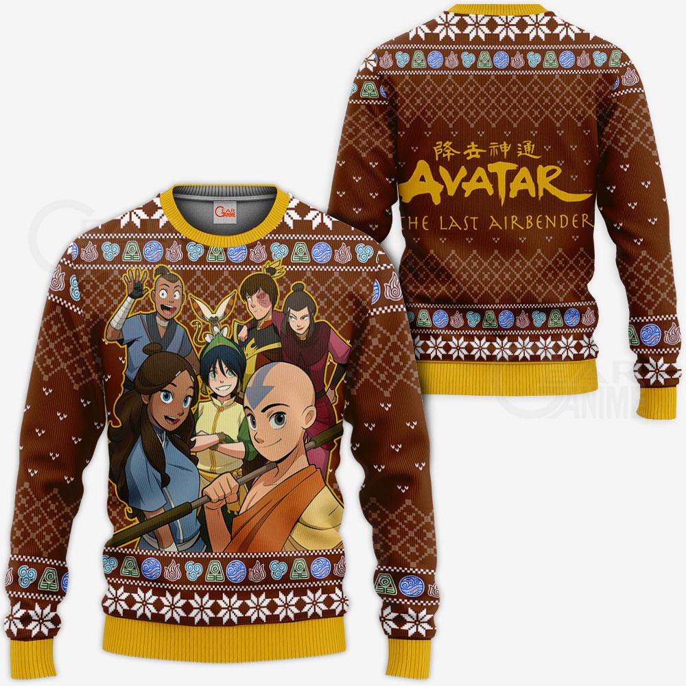 Avatar Airbender Ugly Christmas Sweater Anime Xmas Gift VA11