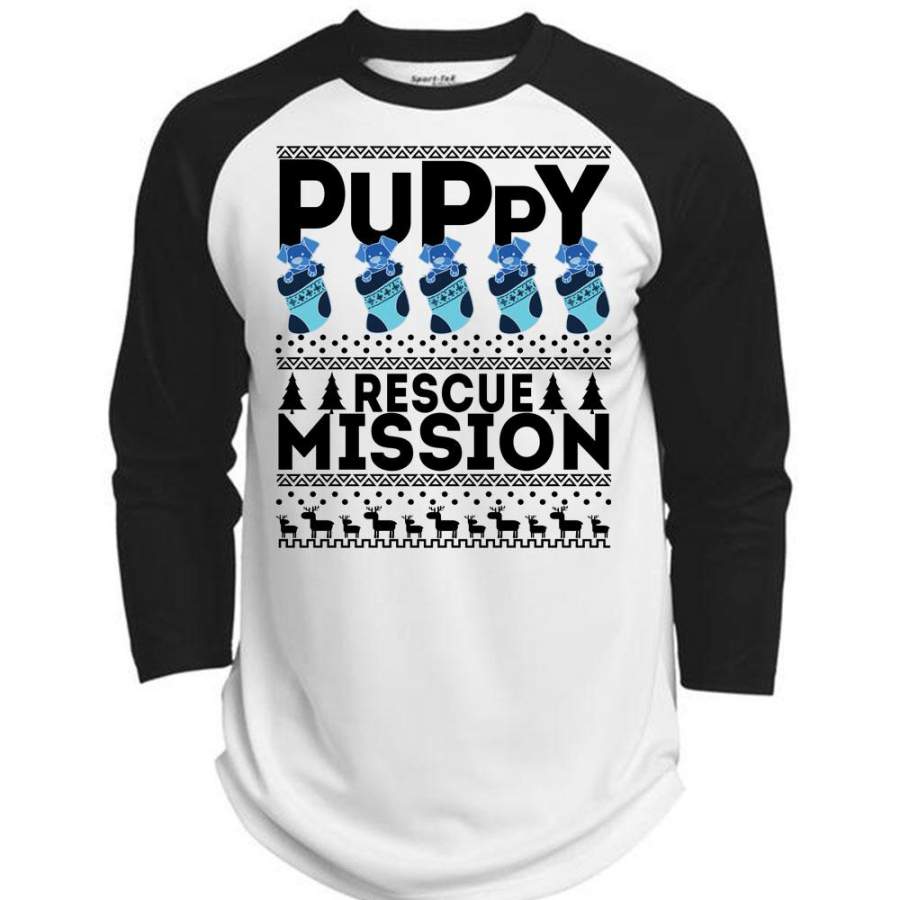 Puppy Rescue Mission T Shirt, Happy New Year T Shirt, Awesome T-Shirts  (Polyester Game Baseball Jersey)