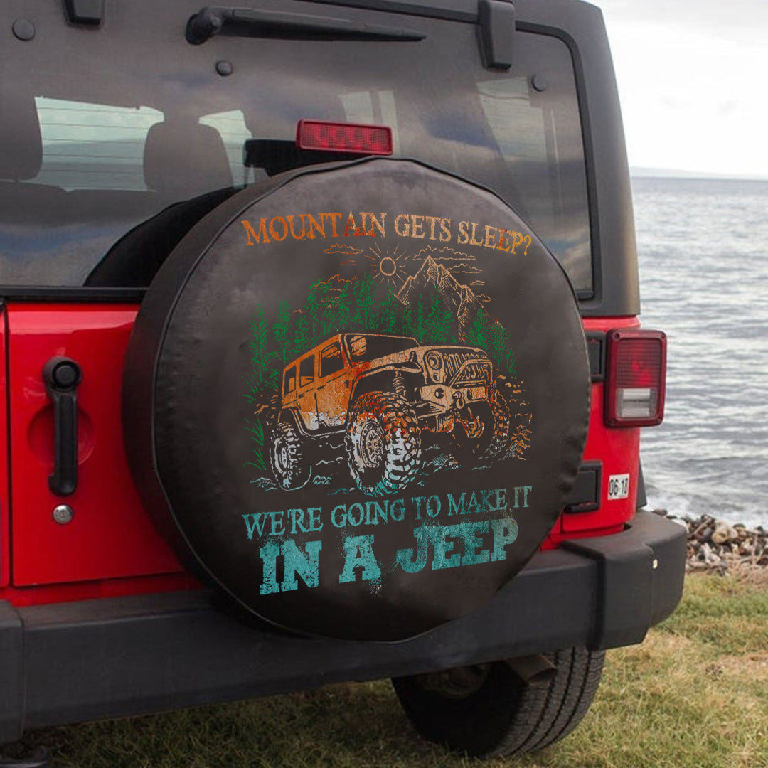 Jeep Mountain Gets Sleep ? We’Re Going To Make It In A Jeep Spare Tire Cover Lt11