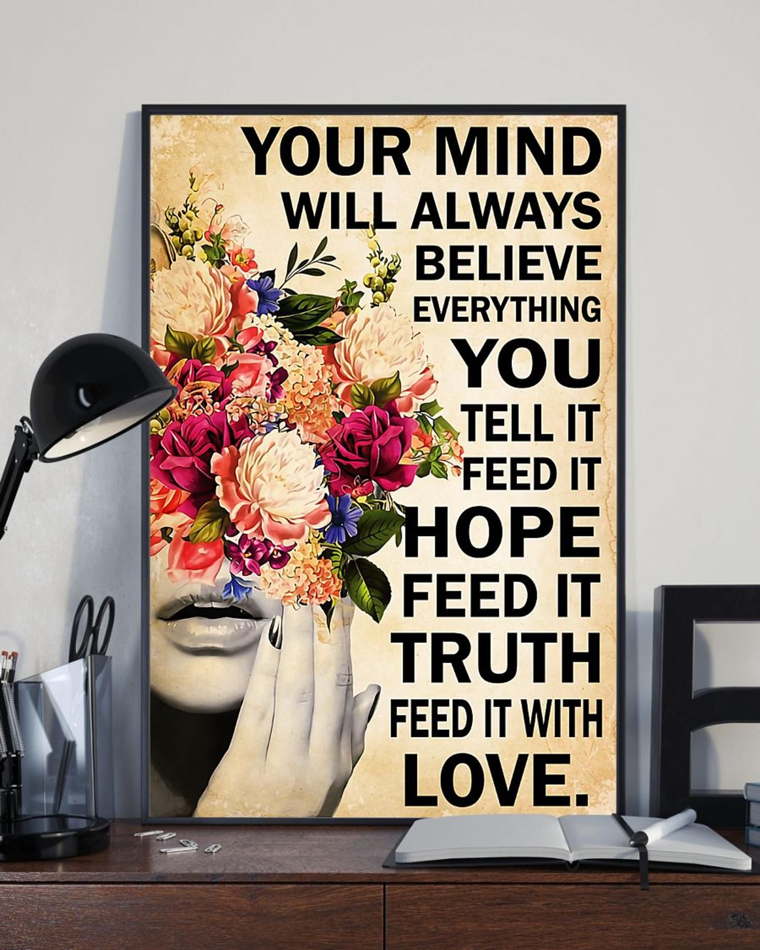Mental Your Mind Will Always Believe Unframed Vertical Poster