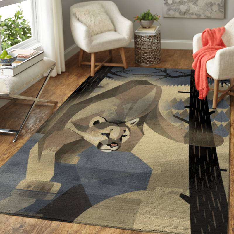 Puma – Animals Area Rug Carpet