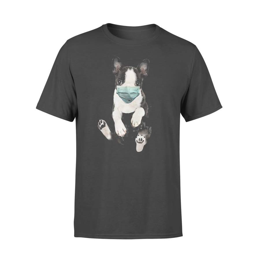 Chihuahua Dog Mask In Pocket Shirt