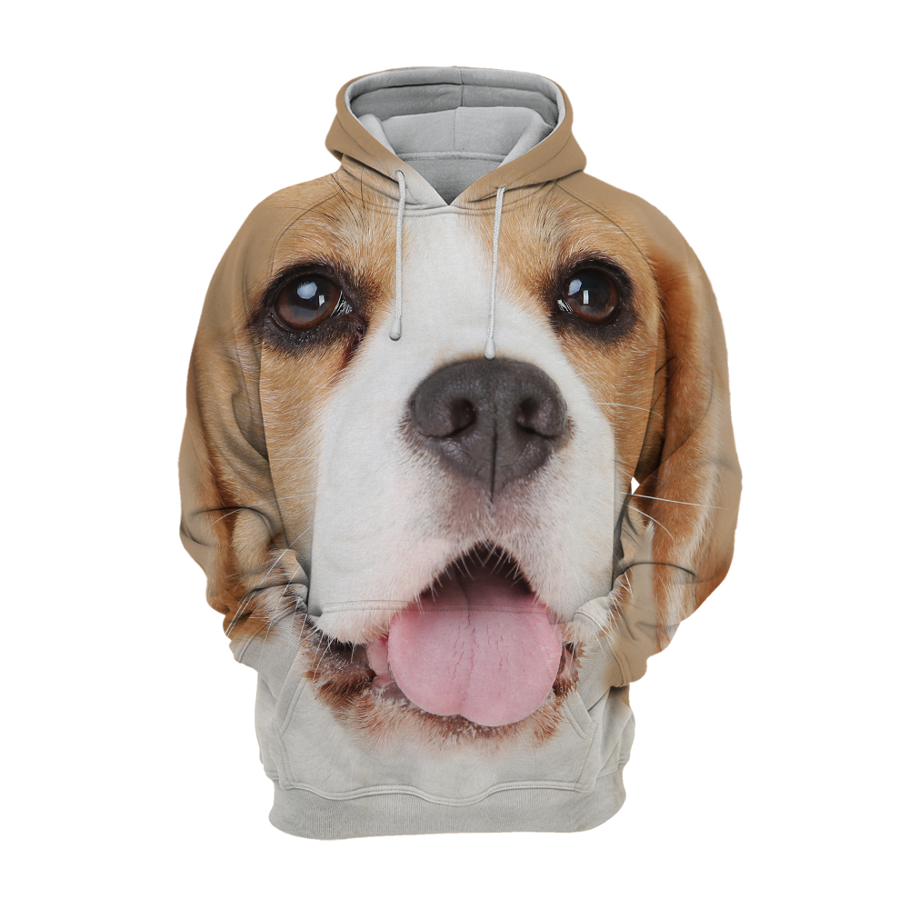 Unisex 3D Graphic Hoodies Animals Dogs Beagle Look