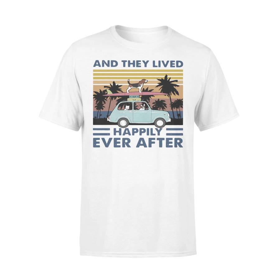 And They Lived Happily Ever After Dog Vintage T-shirt