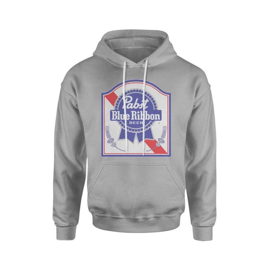 Pabst Blue Ribbon Logo Hoodie