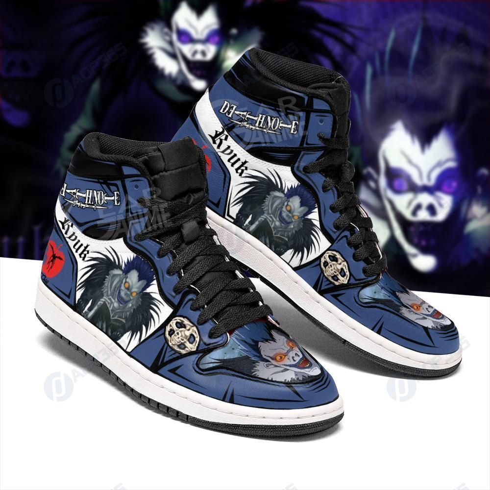 Ryuk Sneakers Custom Death Note Anime Shoes Fan Mn05 Air Jordan 13 Shoes Hajd2403133