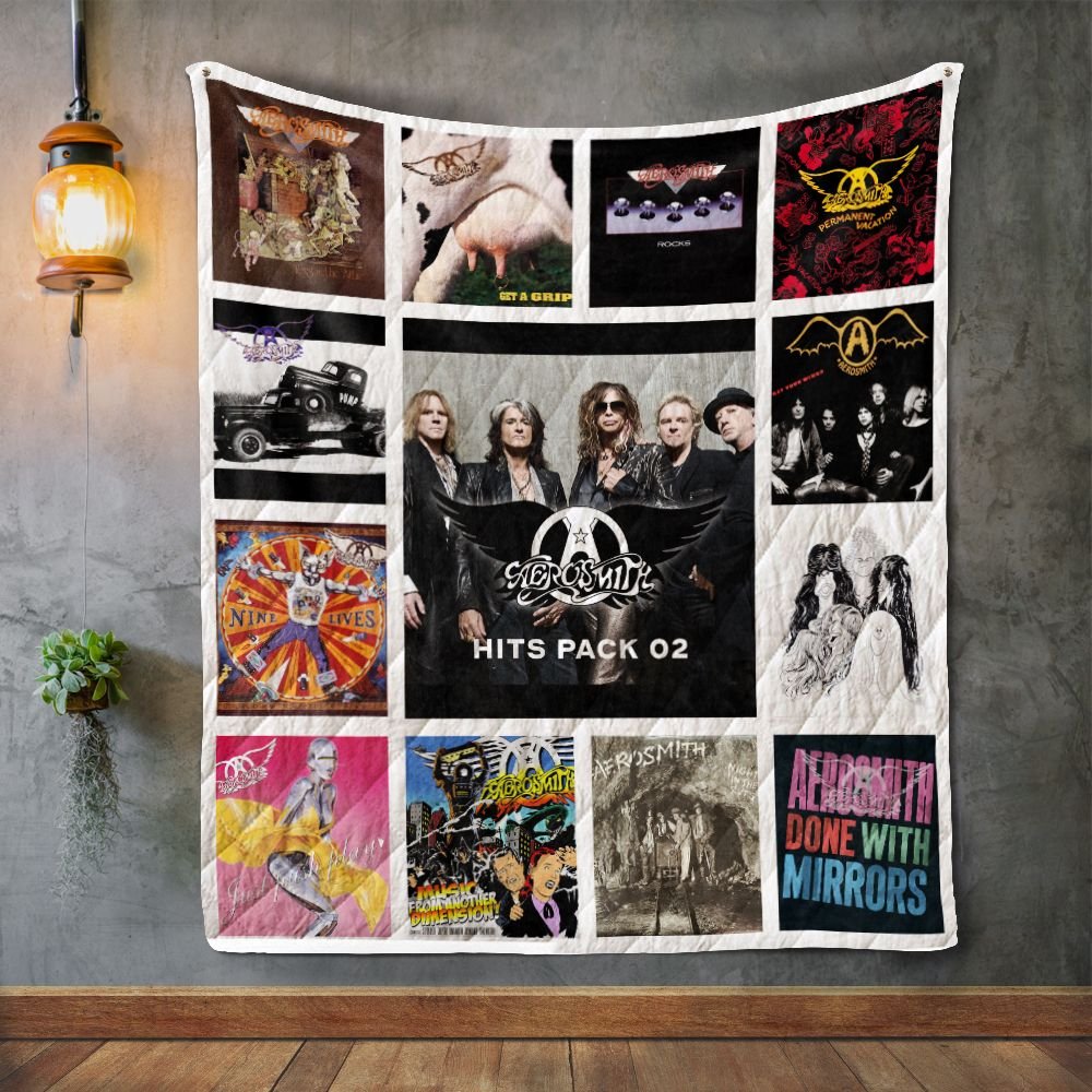 Aerosmith Album Covers Quilt Blanket Christmas Gift