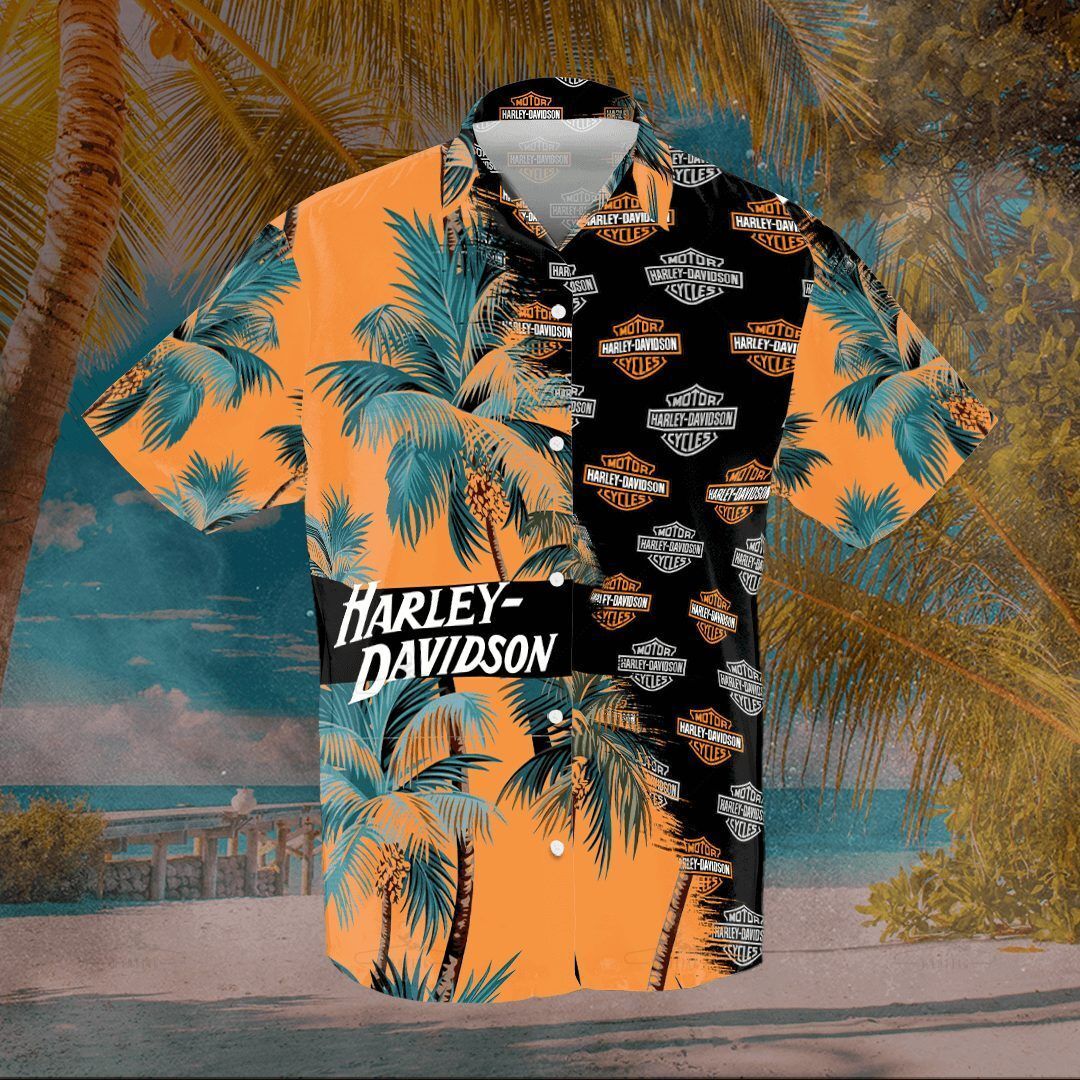 Harley Davidson Hawaiian Shirt