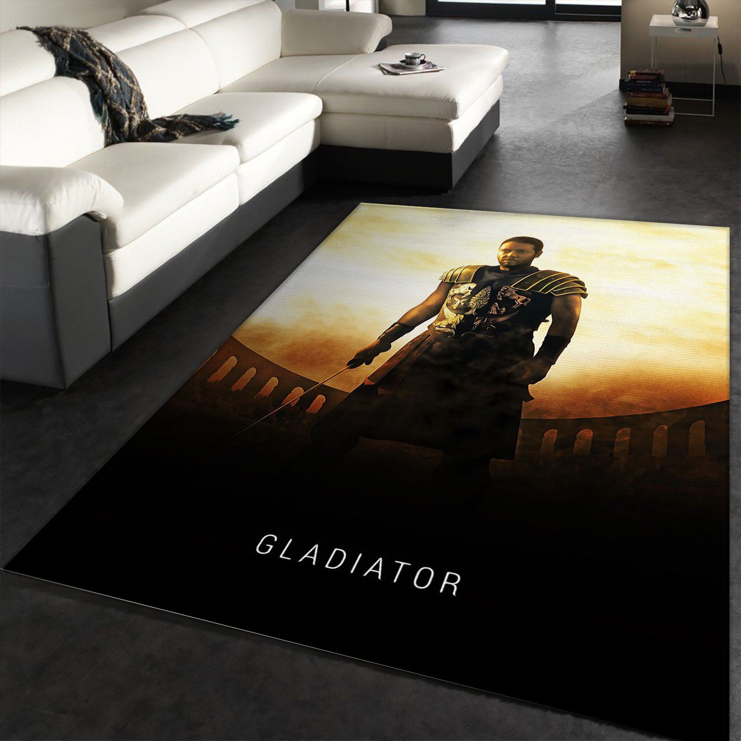 Gladiator 2000 Area Rug Art Painting Movie Rugs Home Decor Floor Decor