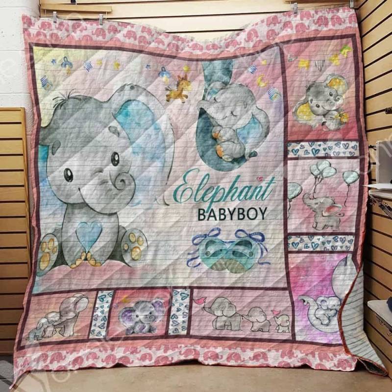 Elephant Wonnie  V1 Home Quilt