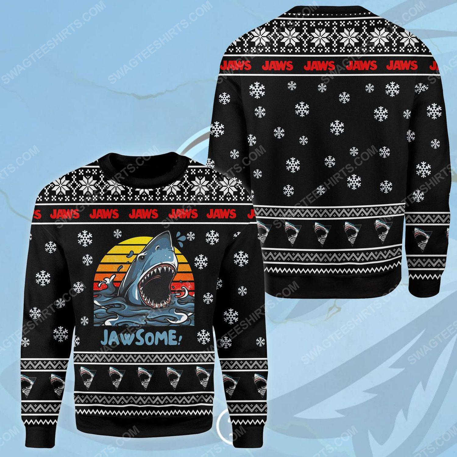 [Special Edition] Vintage Jaws Ugly Christmas Sweater – Maria