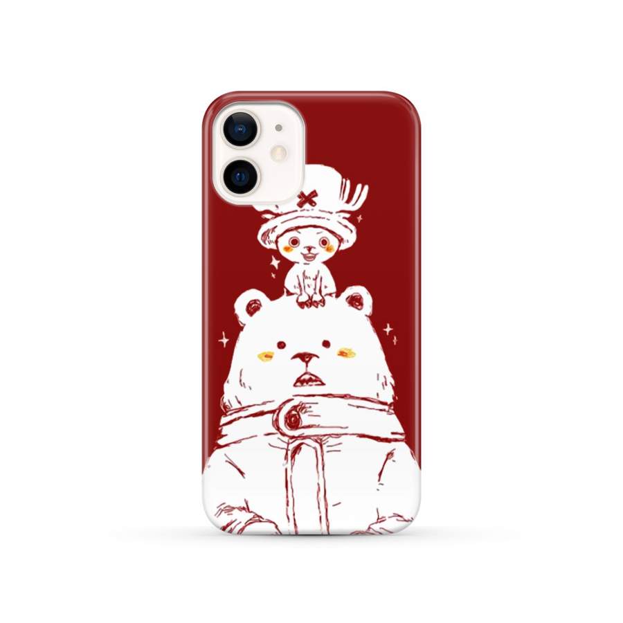 One Piece Chopper and Cute Bear Phone Case