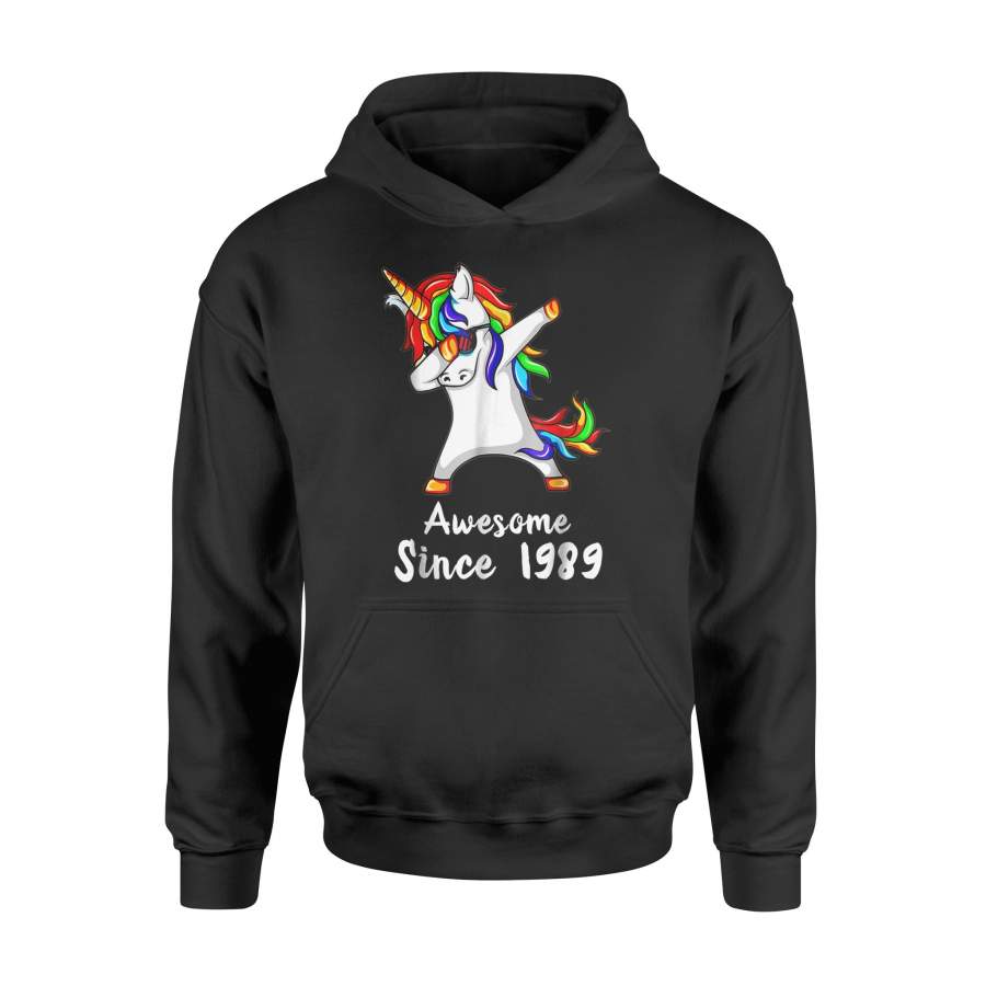 29 Years Old 29th Birthday Unicorn Dabbing 1989 Gift For BirthdayHoodie