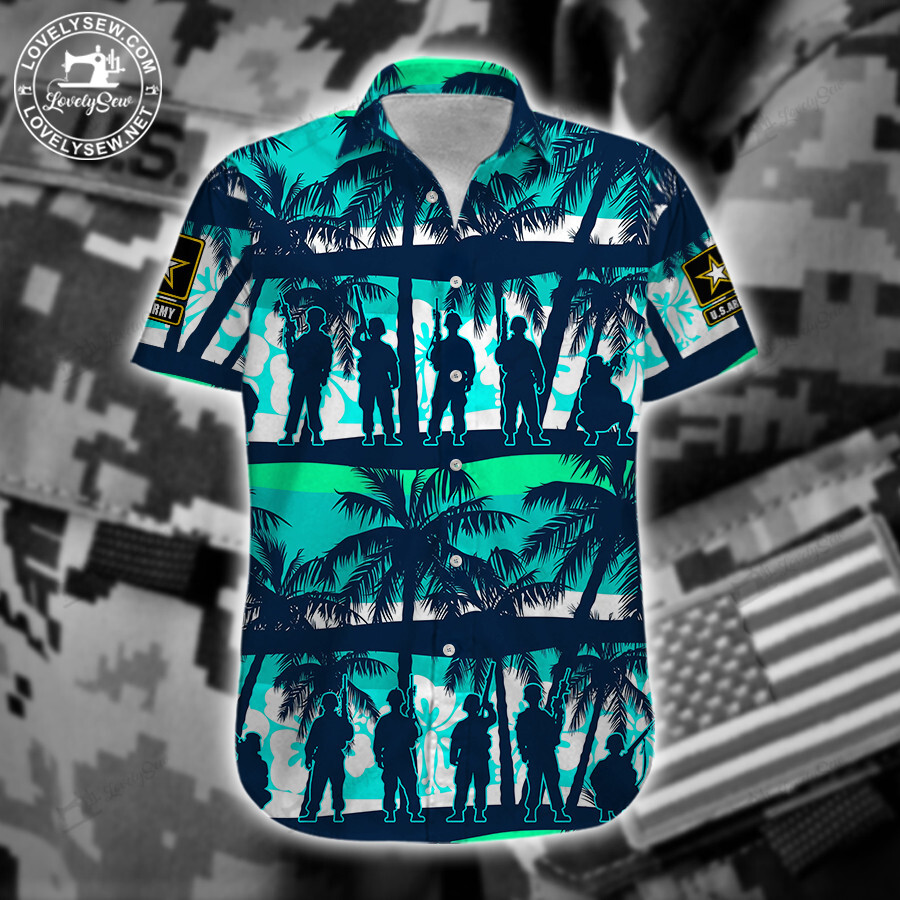 Us Army Hawaii Shirt & Shorts Trt22010703-Tro22010703