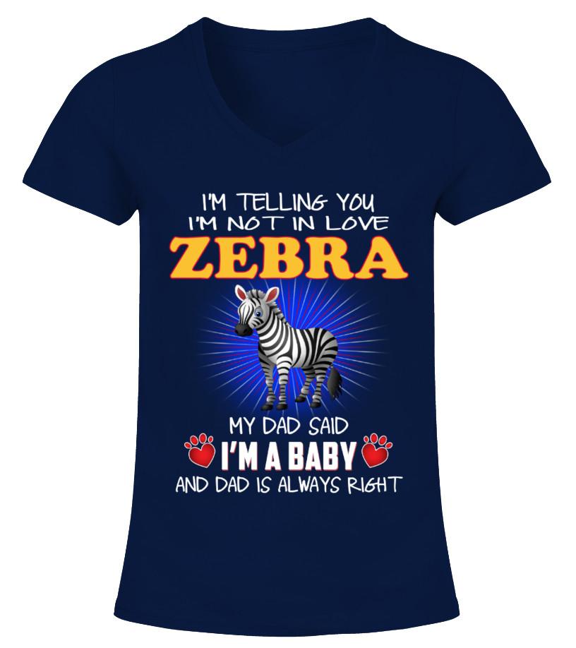 Zebra Animals Lover T Shirts C-6Z90X