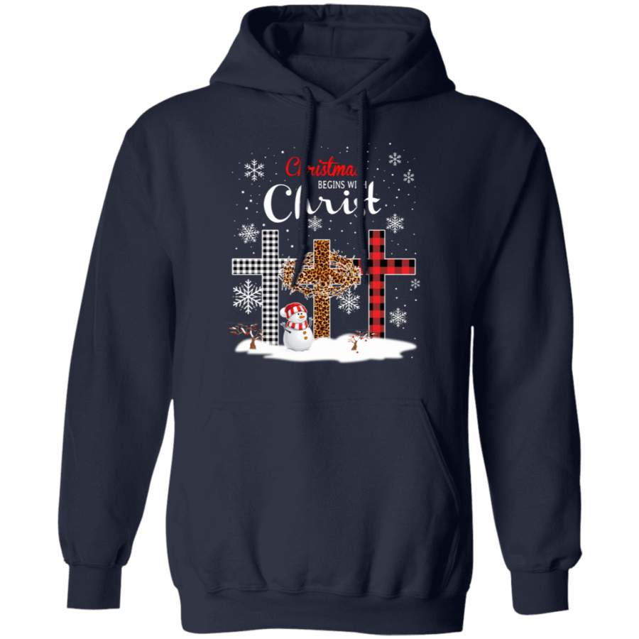 Christmas Begins With Christ T-Shirts, Hoodies Christmas Gift Ideas