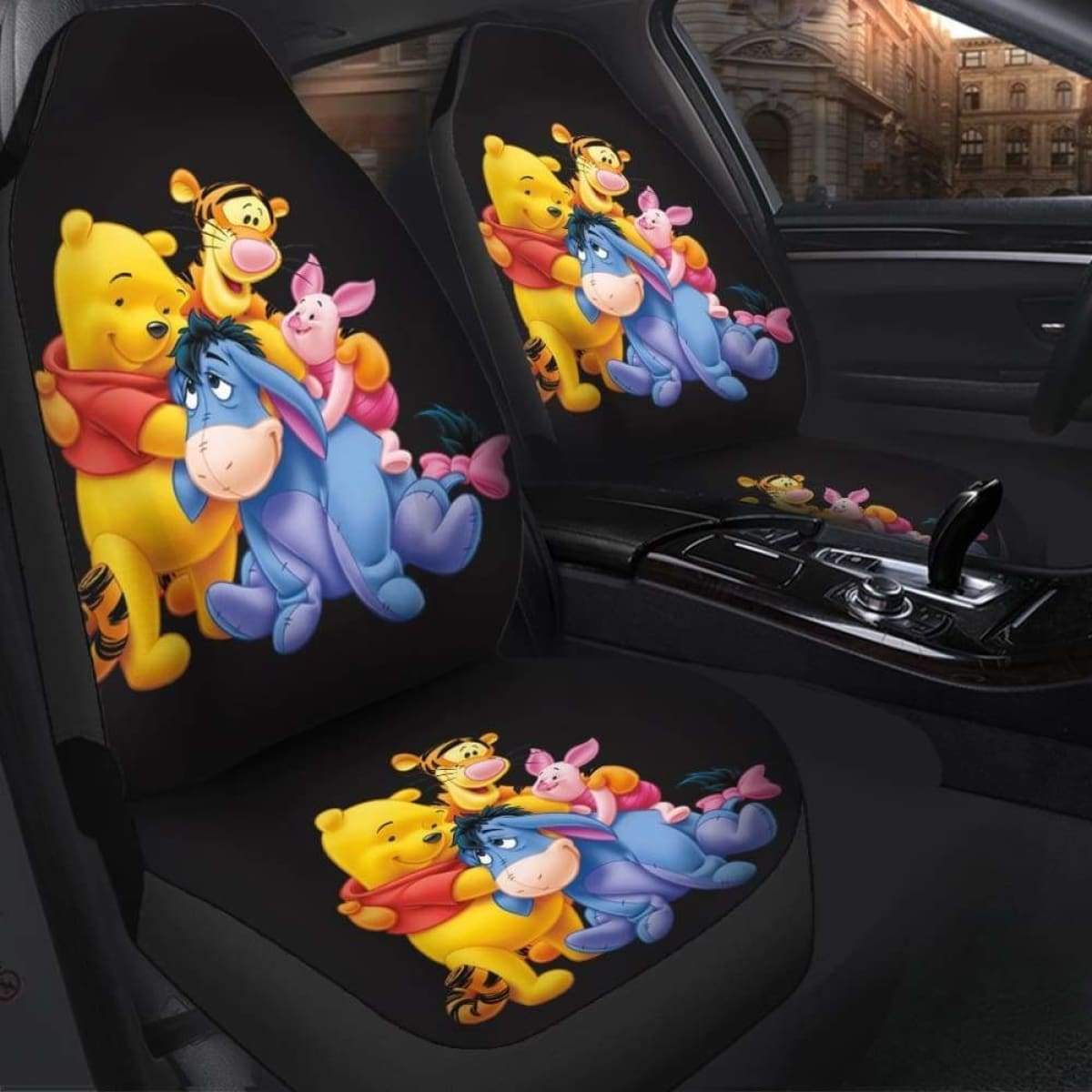 Pooh And Friend Seat Covers 101719 Universal Fit