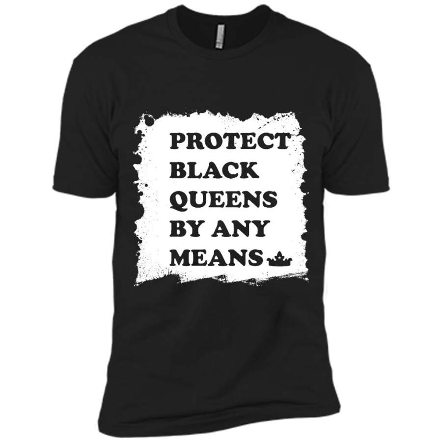 Protect Black Queens By Any Means – Canvas Unisex USA Shirt