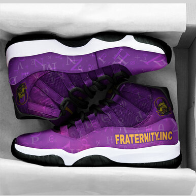 Omega Psi Phi High Top Basketball Shoes J 11 – Fraternity Bulldogs Que Hand High Top Sneakers J 11