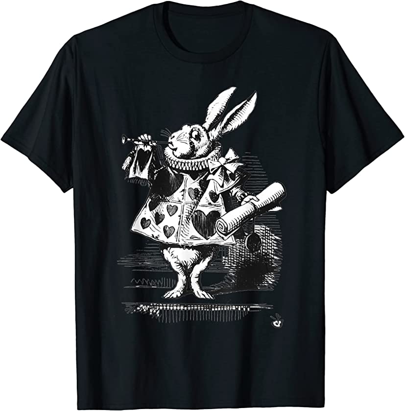 Alice-in-Wonderland White Rabbit Christmas T-Shirt