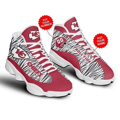 Air Jd13 Sneakers Kansas City Chiefs Football Customized Shoes