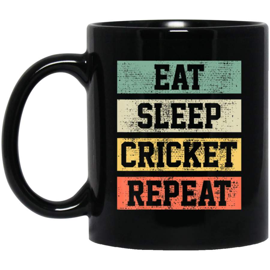 Cricket Retro Vintage Player Coach Gift Coffee Mug