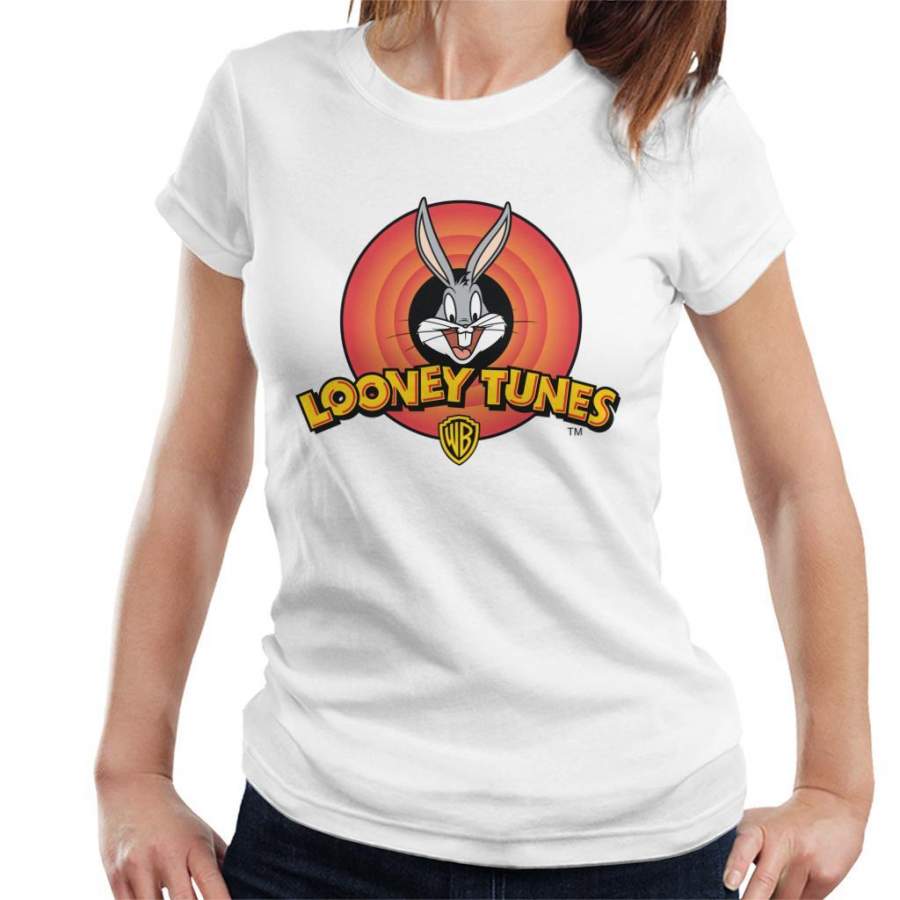 Looney Tunes Bugs Bunny Classic Logo Women’s T-Shirt