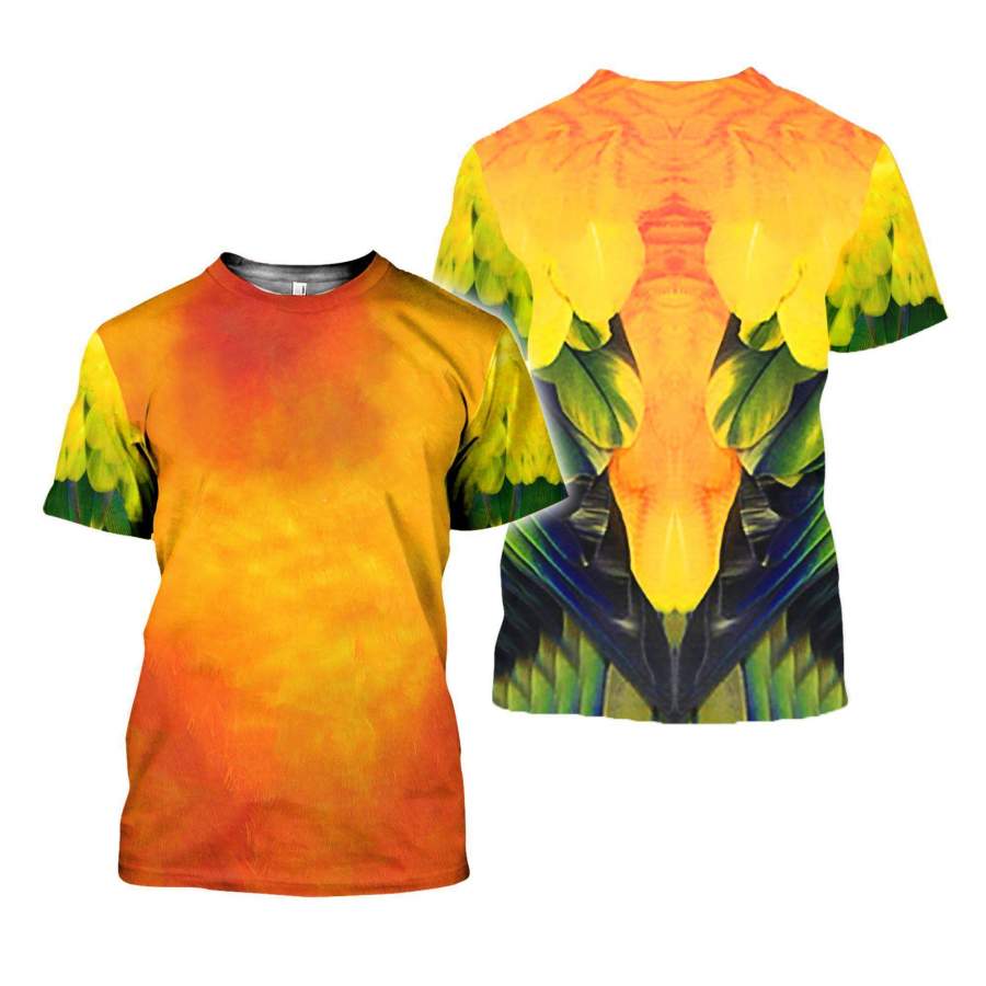 Love Parrot 3D All Over Printed Shirts For Men & Women