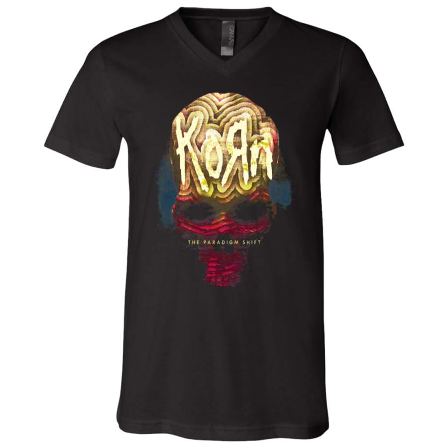 Korn The Paradigm Shift Jonathan Davis Nu Metal V-Neck T-Shirt